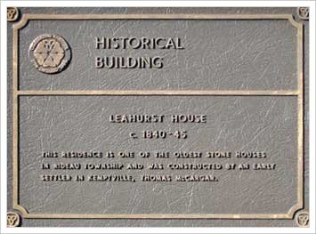 Leahurst Plaque